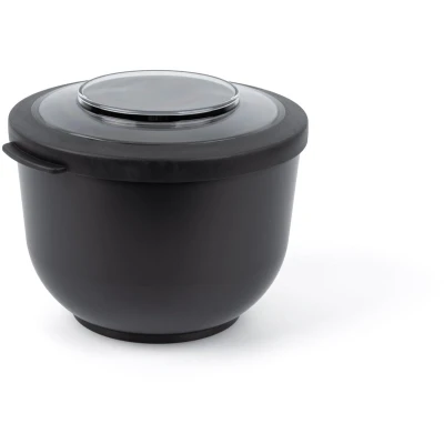 Afbeelding van Amuse Tylla Charcoal Life Bowl Lunchbox Perfect Afsluitbare Verhouddoos Saladebox voor onderweg Vaatwas, magnetron, en diepvriesbestendig Zwart 1200 ml