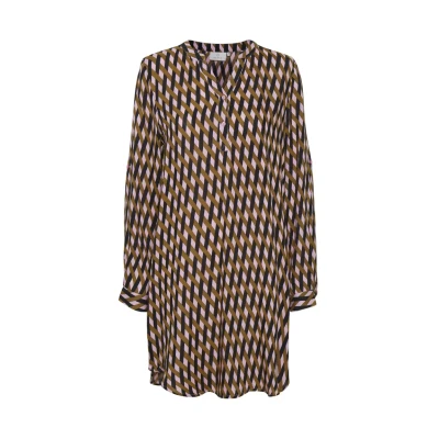 Afbeelding van Kaffe Kamarana Jurk, Dames, Maat: 34, Candy pink/thrush braid print
