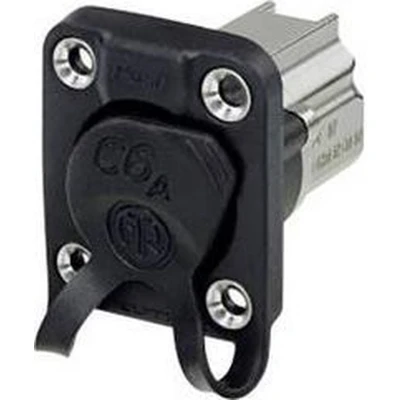 Afbeelding van Neutrik Doorvoer inbouwbus NE8FDX Y6 W Bus, inbouw Aantal polen 8P8C Zwart 1 stuk(s)