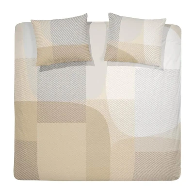 Afbeelding van Dekbedovertrek Damai Moore Butter Cream Satijn 260 x 200 / 220 cm Extra Breed