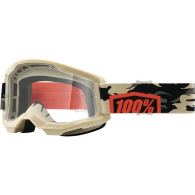 Afbeelding van 100% 2022 Strata 2 Kombat Crossbril (Lens: Helder)