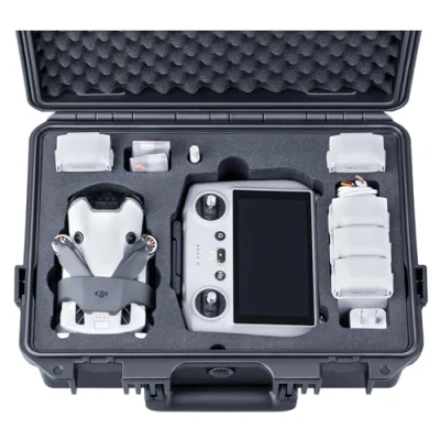 Afbeelding van Lykus Titan MM410 Waterdichte Case/Koffer/Tas voor DJI Mini 4 Pro/Mini 3/Pro en RC2/RC/RC N2/N1, Ondersteuning 7 batterijen RC reim [ALLEEN CASE]