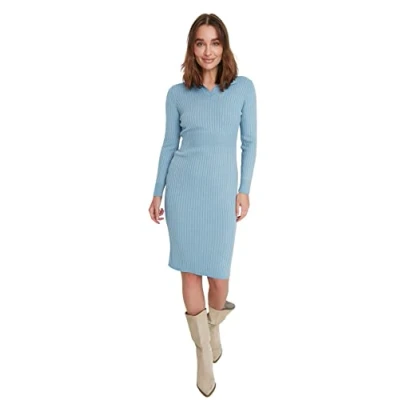 Afbeelding van Trendyol TWOAW22EL1376 Volwassenen Vrouwen Single Blauw M