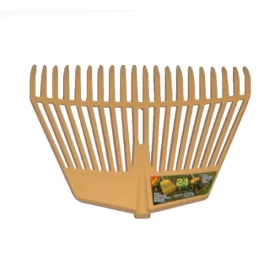 Afbeelding van Bladhark kunststof 20 tands 45 cm geel