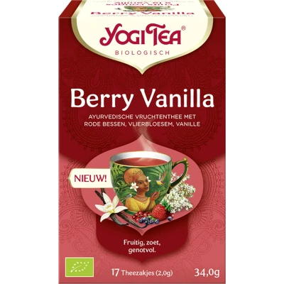 Afbeelding van Yogi Tea Berry Vanilla Thee 17ST