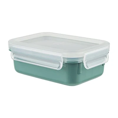 Afbeelding van Emsa N10124 Clip &amp; Close Color Edition vershouddoos, 0,55 liter, 100% lekvrij/hygiënisch, BPA vrij, vaatwasser , magnetron en vriesbestendig, poedergroen