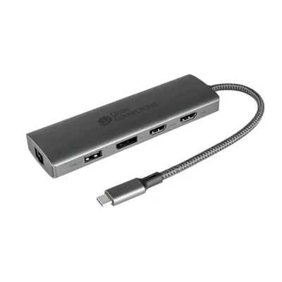 Afbeelding van Good Connections USB C Hub (10 Port) antraciet