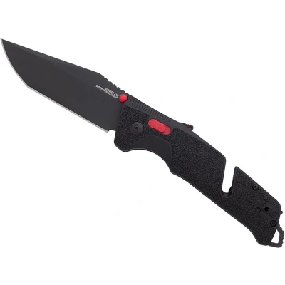Afbeelding van SOG Zakmes Trident AT Black Red Tanto PE
