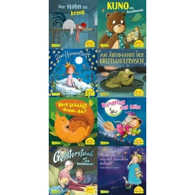 Afbeelding van Pixi 8er Set 292: Schlaf schön mit (8x1 Exemplar)