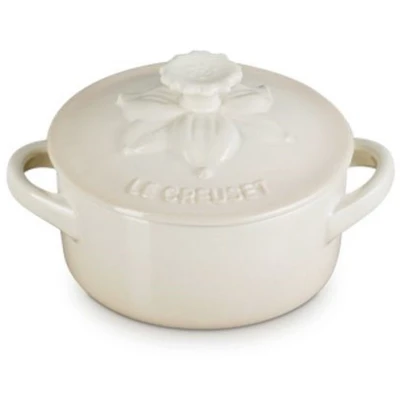 Afbeelding van Le Creuset Jardin Mini Braadpan in Aardewerk 10cm 0,25l Meringue