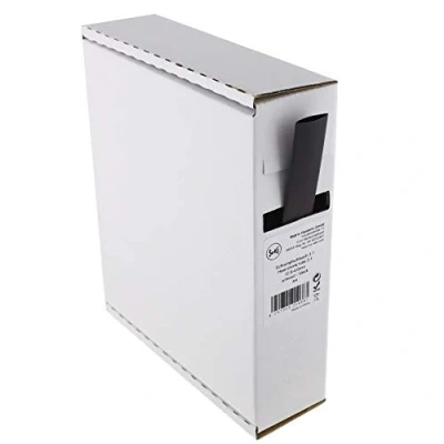 Afbeelding van Krimpkous zwart 3:1, 12,0 4,0 mm, 4 meter dispenserbox
