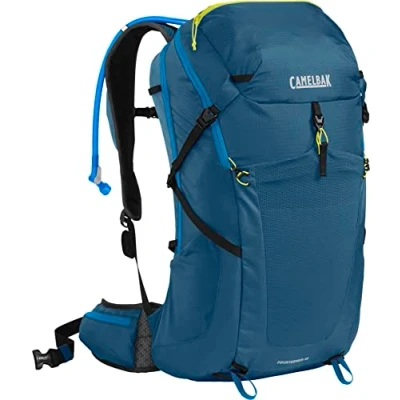 Afbeelding van CAMELBAK Fourteener 32 Drinkrugzak voor volwassenen, uniseks, marineblauw/limoen, eenheidsmaat