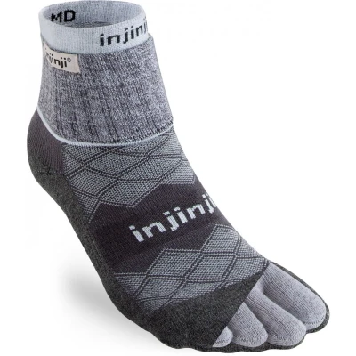 Afbeelding van Injinji Liner + Runner Mini Crew teensokken Lichtgrijs Dames M/L (40 45)
