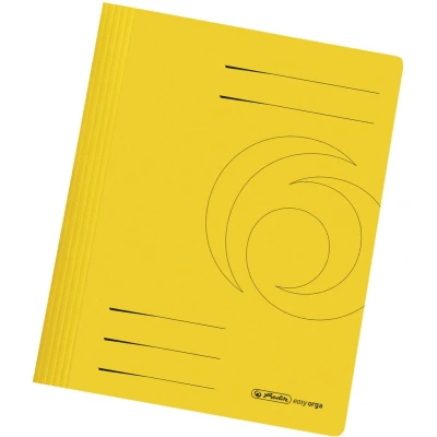 Afbeelding van Herlitz Easy Orga Snelhechtmap A4 Karton Geel 1 stuk(s)
