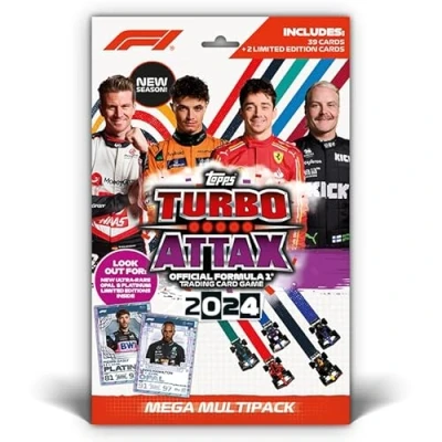 Afbeelding van Topps F1 Turbo Attax 2024 Multipack 41 Kaarten, Inclusief 2 Limited Editions