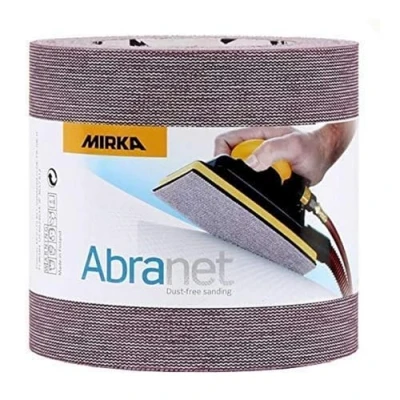 Afbeelding van Mirka Abranet netschuurrol 115 mm x 10 m klittenband / korrel P600 1 rol voor het schuren van hout, plamuur, lak, kunststof 545BY001613R