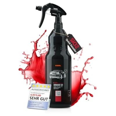 Afbeelding van ADBL Ceramic QD (1 L) Premium Quick Detailer Sproeiafdichting met keramische technologie Glans en pareleffect Auto Detailer, lakverzegeling, SiO2 lakbescherming, lakverzorging, snelle afdichting