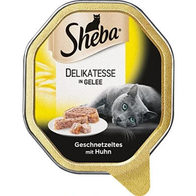 Afbeelding van Sheba kom delicatesse in gelei gesneden 22x85g met kip