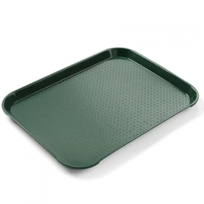 Afbeelding van HENDI Fastfood dienblad, small, temperatuurbestendig tot 80 C, 265x345x(H)20mm, polypropyleen, groen