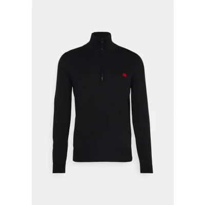 Afbeelding van HUGO SAN Quintus Trui, Heren, Maat: Small, Black