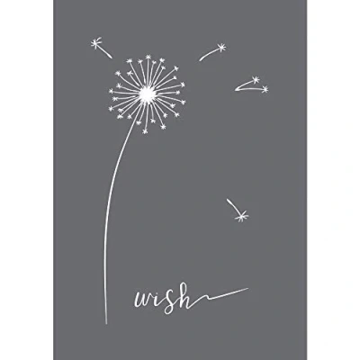 Afbeelding van Rayher 45105000 sjabloon Wish, formaat DIN A5, met rakel, zeefdruksjabloon, schildersjabloon, zelfklevend