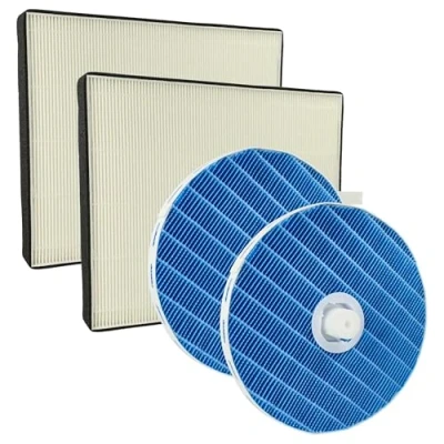 Afbeelding van vhbw Filterset (4 stuks) compatibel met Philips HU5930/10 luchtreiniger/luchtreiniger bevochtigingselement, filter