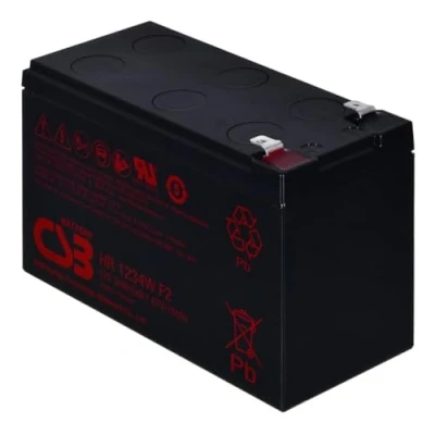 Afbeelding van Batterij voor Ononderbreekbaar Stroomvoorzieningssysteem SAI HITACHI CSB HR1234WF2 9 Ah 12 V