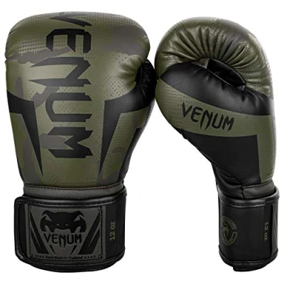 Afbeelding van Venum, Elite bokshandschoenen, uniseks, volwassenen, 30 ml, kaki camo