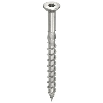 Afbeelding van HECO TOPIX Plus vlonderschroef 5x80mm platkop RVS deeldraad HD 20 61787 (Per 200 stuks)
