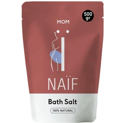 Afbeelding van Naïf Magnesium Badzout voor Zwangerschap Helpt huid en lichaam te ontspannen 500gr