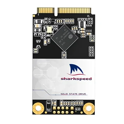 Afbeelding van mSATA SSD 128GB SHARKSPEED Plus 3D NAND SATA III 6 Gb/s,Internal Solid State Drive voor Desktop PC Laptop (128GB, mSATA)