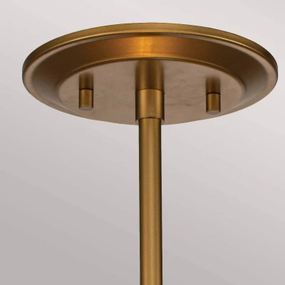 Afbeelding van Elstead Lighting LED Pendelarmatuur Ziggy 1X E27 Max 40W Dimbaar Lacquered Gold
