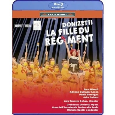 Afbeelding van Adriana Bignagni Lesca, Paolo Bordogna, John Osborn Donizetti: La Fille Du Régiment (Blu ray)