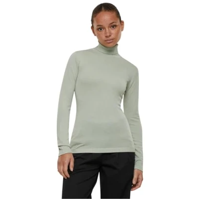 Afbeelding van Urban Classics Turtleneck Trui, Dames, Maat: 4XL, Softsalvia