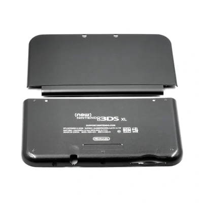 Afbeelding van New3DSXL Extra Behuizing Case Shell Donkergrijs 2 STKS Set Vervanging, voor New3DS Nieuwe 3DS XL LL 3DSXL 3DSLL Game Console, DIY Zwart Grijs Top Faceplate/Bottom Back Cover Buitenbehuizing A E