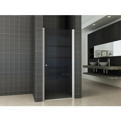 Afbeelding van Wiesbaden nisdeur met profiel 600x2000 8mm NANO rookglas