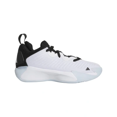Afbeelding van adidas Performance Initiation Unisex Basketbalschoenen voor kinderen, Maat: 38, White/core black Textiel/ synthetisch