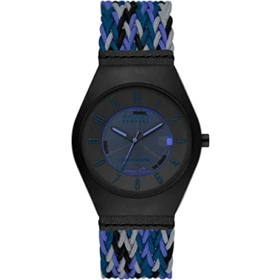 Afbeelding van Skagen heren Grenen horloge SKW6871 in de kleur Zwart
