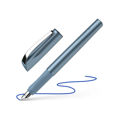 Afbeelding van 10x Vulpen Schneider Ceod shiny blauw