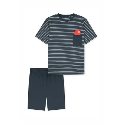 Afbeelding van Schiesser SET Pyjama voor kinderen, Maat: 176, Graphit