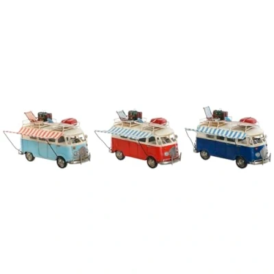 Afbeelding van Decoratieve figuren Home ESPRIT Bus 27 x 10 17 cm (3 Stuks)