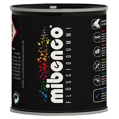 Afbeelding van mibenco 72823020 Puur vloeibaar rubber, 175 g, mat rood, bescherming en isolatie voor duiken penselen
