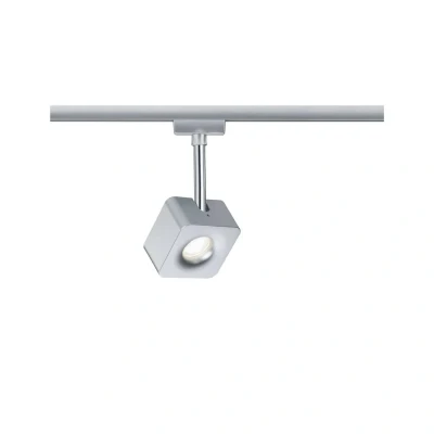 Afbeelding van Paulmann Cube 230V railsysteem lamp URail LED vast ingebouwd 8 W Chroom (mat)