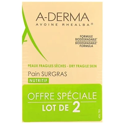 Afbeelding van A DERMA Supervet Voedend Brood Set van 2 x 100 g