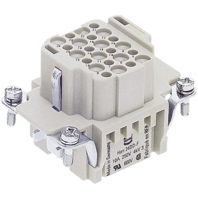 Afbeelding van Harting 09 16 024 3101 Businzetstuk Han® DD 24 + PE Crimpen 1 stuk(s)