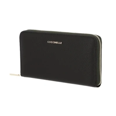 Afbeelding van COCCINELLE Metallic Soft Zip Wallet Grainy Leather Bark