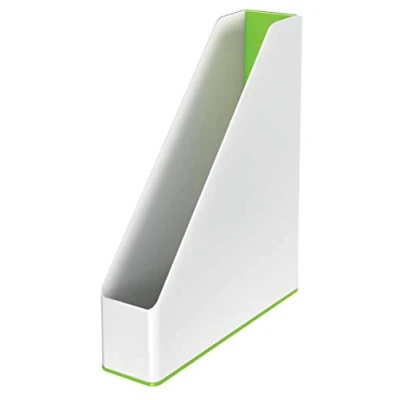 Afbeelding van Tijdschiftcassette Leitz WOW wit/groen
