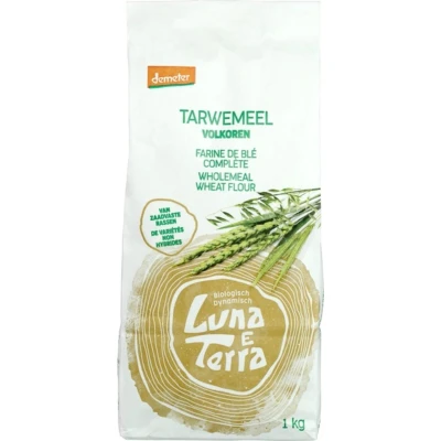 Afbeelding van Luna E terra Tarwemeel volkoren demeter bio 1 kilog