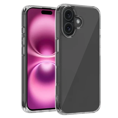 Afbeelding van Apple iPhone 16 Plus Hoesje Kunststof imoshion Backcover Transparant Telefoonhoesje