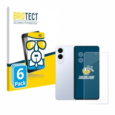 Afbeelding van BROTECT Screenprotector voor Samsung Galaxy S25 Edge (Voor+Camera) Folie Beschermfolie Beschermglas transparant (6 Stuks)